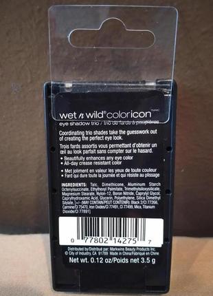 Тени для век coordinate trio wet n wild color icon, оттенок 334 «я загораю». 3,5 г3 фото