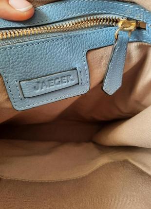 Шкіряна брендова сумка jaeger7 фото