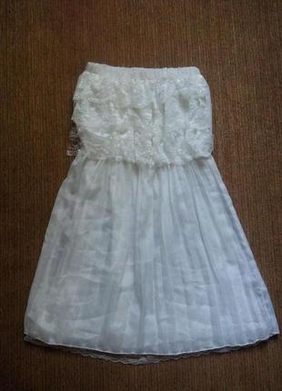Акция! 1+1=3!!! легкое белоснежное платье