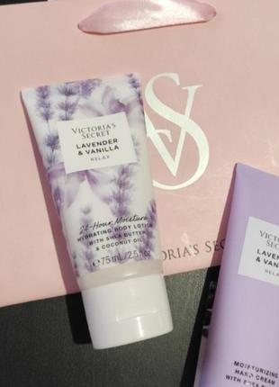 Міні лосьйон, крем для тіла преміум колекції лаванда+ваніль lavender vanilla victoria's secret вікторія сікрет вікторія сікрет оригінал2 фото