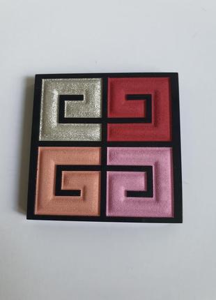 Палітра для макіяжу обличчя та очей givenchy red lights 4 colors