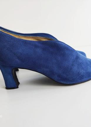 ❤1+1=3❤ alba moda италия женские замшевые туфли лодочки с v- образным вырезом2 фото