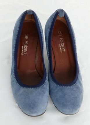Туфли замшевые de robert