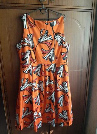 Коттоновое сукні 100 % р. 18