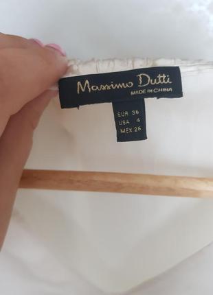 Шёлковая блуза massimo dutti4 фото