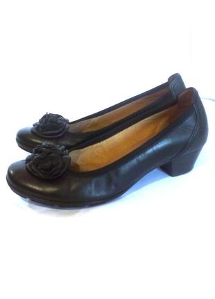 Стильные  кожаные туфли от бренда gabor, р.38 код t381101 фото