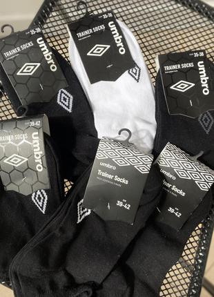 Базові короткі шкарпетки umbro socks1 фото