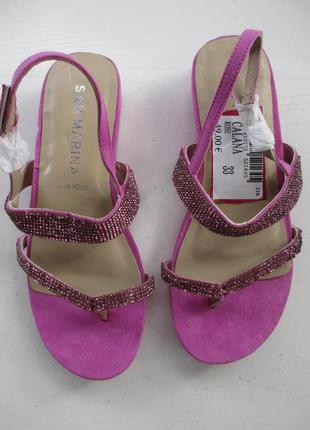 Нюанс! дитячі босоніжки 31, 32, 33, 34 італійського бренду san marina оригінал європа італія