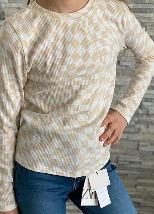 Дитячий лонгслів для дівчинки 3