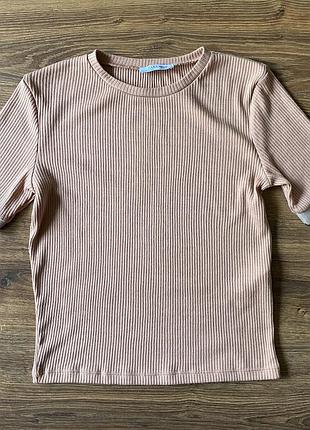 Трикотажна кофточка в рубчик zara trafaluc распродажа 2+1