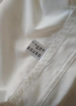 Блуза белая, винтаж, широкая, воротник с прошвой4 фото