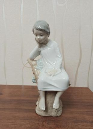 Статуетка lladro thinking little boy думаюча хлопчик ручна робота