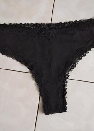 Трусики стрінги в рубчик