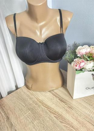 Бюстгальтер балконет гладкий на тонкому поролоні розміру 85c