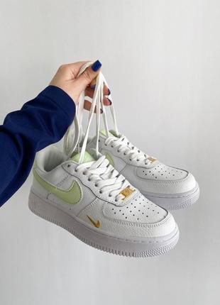 Кросівки nike air force 1 mini swoosh lime light