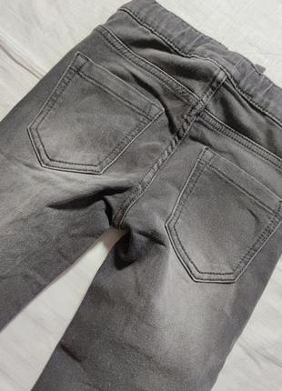 Дитячі джинси для хлопчиків impidimpi, розмір 104, сірий10 фото