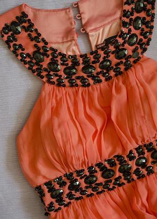 Фірмове плаття марки ashvi\ніжно коралова сукня\ошатне плаття в підлогу\вишукане