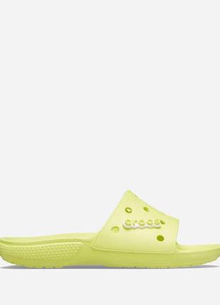 Шлепанцы crocs classic slide citrus1 фото