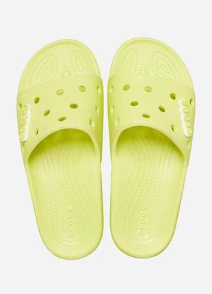 Шлепанцы crocs classic slide citrus4 фото