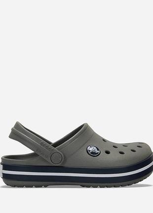 Шльопанці crocs crocband kids clog smoke/navy