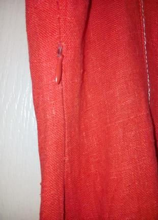 Сукня сарафан натуральний льон (44-46) ручна робота5 фото