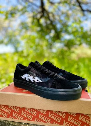 Чоловічі кеди vans old skool all black