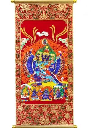Свиток буддийские боги ямантака ваджрабхайрава ваджраветали (78х40 см)