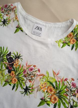 Zara футболка свободного кроя португалия топ4 фото