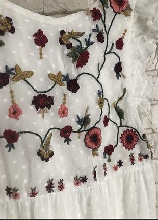 Блуза вишита вишиванка вышивка zara