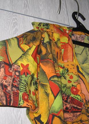 Блузка цветная шелковая4 фото