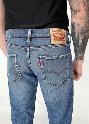 Levis 511 w32 голубі 3