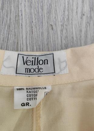Вінтажний жакет піджак блуза з поясом veillon4 фото