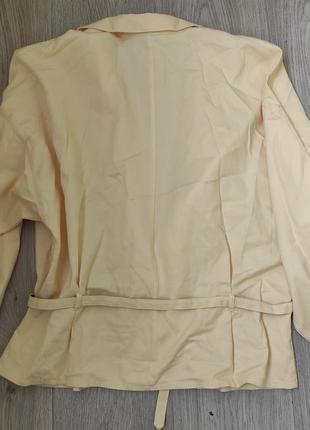 Вінтажний жакет піджак блуза з поясом veillon5 фото