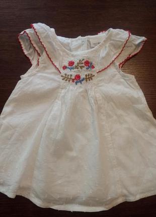 Платье next 6-9 мес.