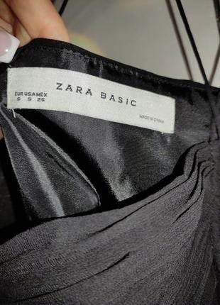 Платье zara на тонких бретелях2 фото