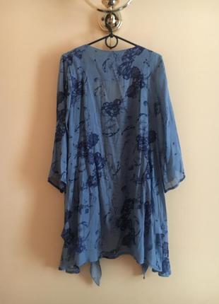 Батал большой размер легкая блуза блузка блузочка кофта кофточка туника кардиган6 фото