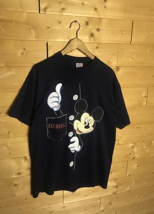 Vintage disney mickey mouse made in usa футболка