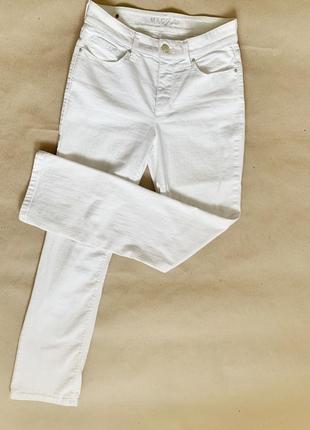 Красивые белые джинсы  mac geans melanie