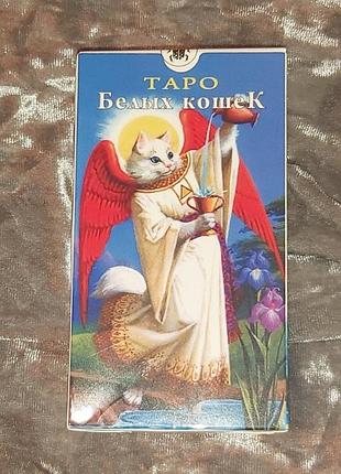 Картки таро білі кішки, белых кошек, white cats