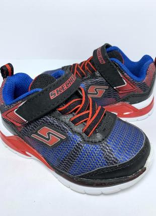 Кроссовки мигающие skechers