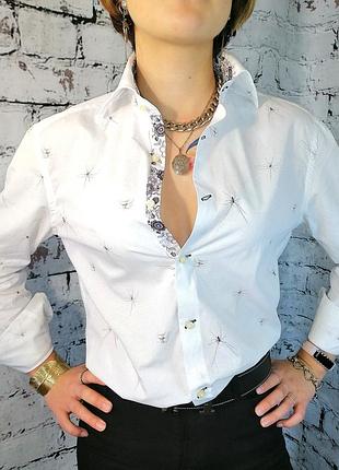 Итальянская рубашка с паучками 🇮🇹