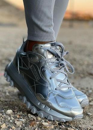 Кросівки жіночі reebok classic leather cardi b collaboration gw2632 розмір 40,5