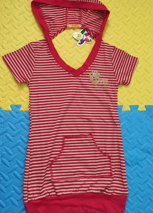 Супер модна футболка туніка для дівчинки 9-10 років