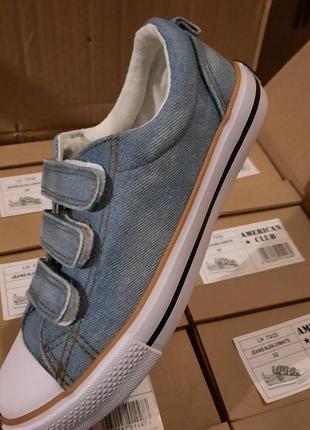 Джинсовые кеды р.32, 33