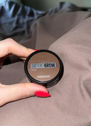 Maybelline tattoo brow помадка для брів