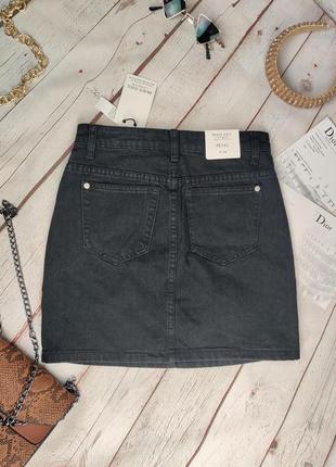 Черная новая джинсовая юбка brave soul london2 фото