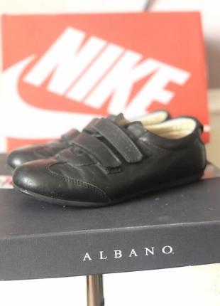 Дитячі шкіряні ортопедичні мокасини на хлопчика