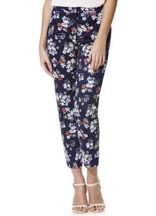 F&f узкие брюки до щиколотки с цветочным принтом р.46/3xl