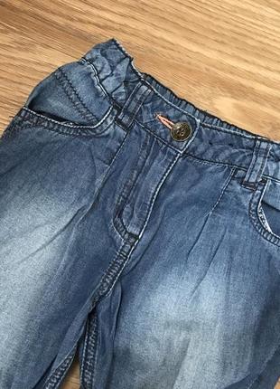 Бриджі шорти джинсові на дівчинку 3-5 років