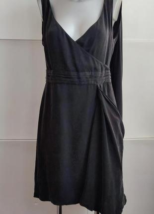 Шовкова сукня karen millen чорного кольору
